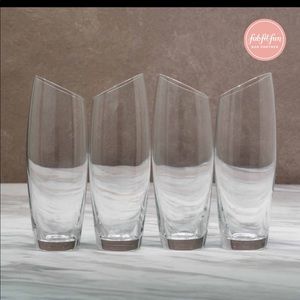 NWT NIB champagne flute glasses